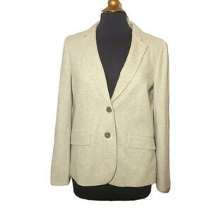 Talbots Blazer Womens Size 8 Gray Office Career NWOT